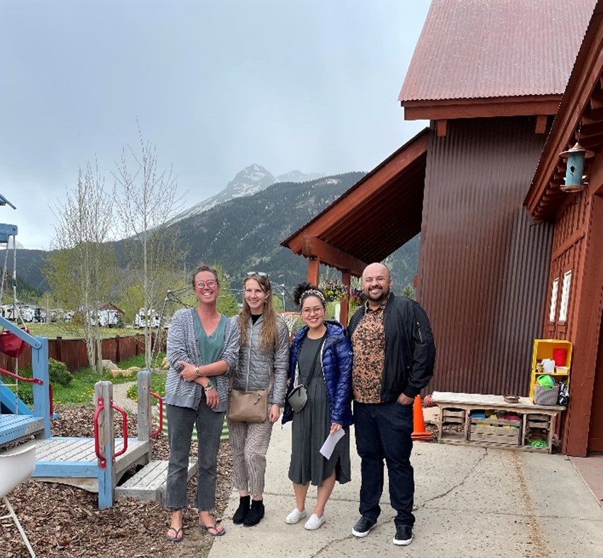 Early Milestones staff members visit Silverton Family Learning Center in Silverton, CO.